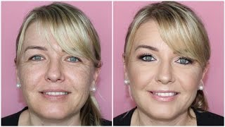 Mature Aged Client Tutorial ♡ Glowy Skin, Dramatic Eyes, Nude Lips ♡ Jasmine Hand