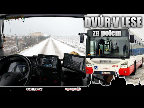 Příběhy míst na linkách 47 a 49: Ondra vypráví z kabiny řidiče - Dvůr v lese 🚌 Bus cab view Brno