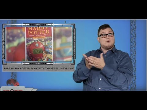 Rare Harry Potter book with typos sells for $34k (ASL - 8.2.19)