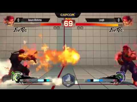 [EVO 2014 USFIV] Isauro Mishima (Evil Ryu) vs Laugh (Evil Ryu)