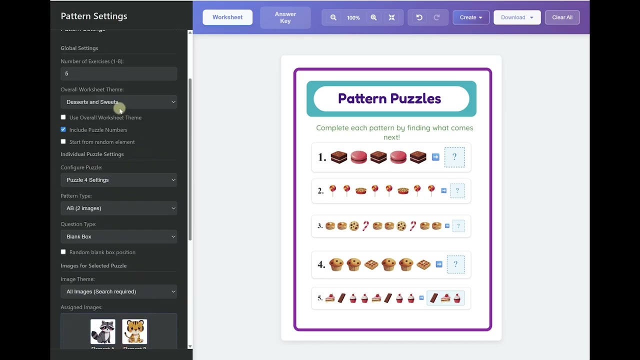How to Create Pattern Recognition Worksheets — Complete Tutorial