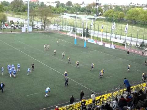 Ekstraliga rugby Arka Gdynia 28 - 15 Pogoń Siedlce. Gdynia 2014-05-10