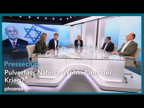 Presseclub: Pulverfass Nahost – Wohin führt der Krieg?