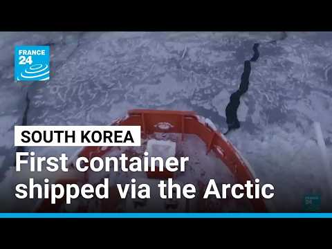 South Korea tests Arctic route with a first container shipped to Europe