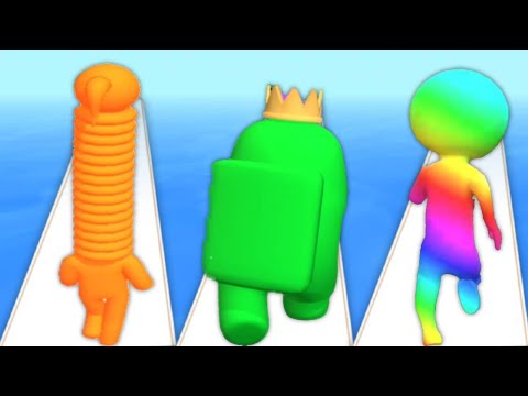 LONG NECK RUN vs IMPOSTER DODGE vs COLOR RACE 3D - Triple Game