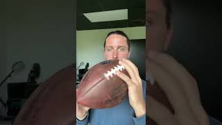 How to hold a football the RIGHT way