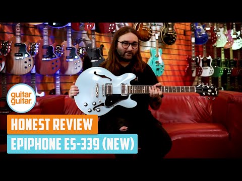 Epiphone ES-339 Semi-Hollow Guitar Pelham Blue image 12