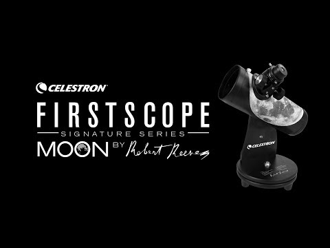 Celestron Moon FirstScope Telescope (Robert Reeves Signature Series)