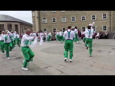 Sheffield City Morris dance Bonny Green Garters in Bakewell