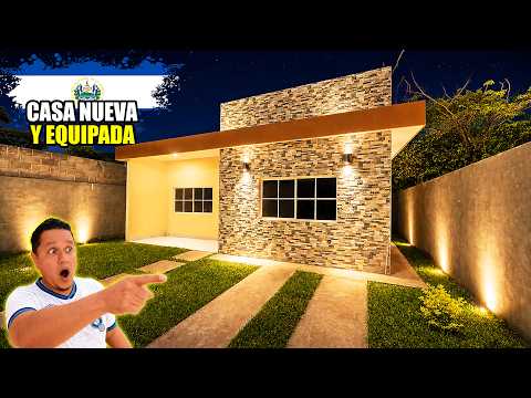 S/V HERMOSA CASA, NUEVA, MODERNA Y EQUIPADA EN EL SALVADOR😱 CHALATENANGO