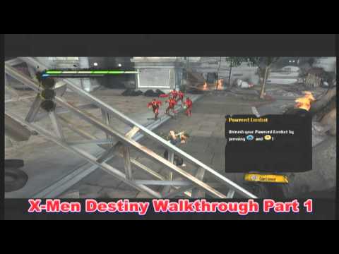 X-Men Destiny Walkthrough Part 1 - QuickSilvers A D-Bag -