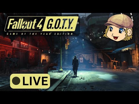 Fallout 4 : GOTY Edition - Finish Eddie Winter Holotapes & More!! - Live Stream Pt. 29