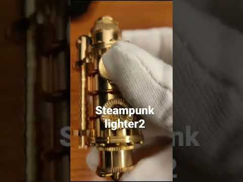 Steampunk I Luminous Vintage Brass Lighter