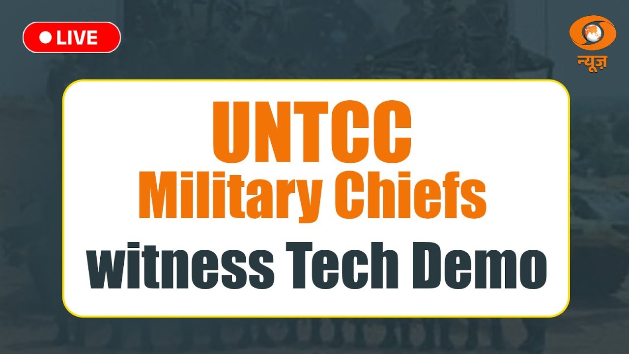 LIVE: UNTCC Military Chiefs witness Tech Demo