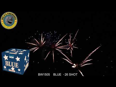 Blue! 500 Gram Cake by "Boom Wow Fireworks"