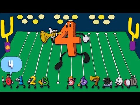 Fun Numbers Chant (1-10) - Learning Numbers by ELF Learning - ELF Kids Videos