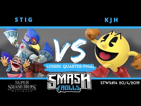 STWS #14 - LOSER QUARTER-FINAL - STIG (Falco, Wario) Vs. KJH (Pacman) - SSBU Tournament
