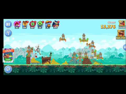 Angry Birds Friend Tournament Level 4 week 978 Three Stars with Sling Shot 16 Sept 2021