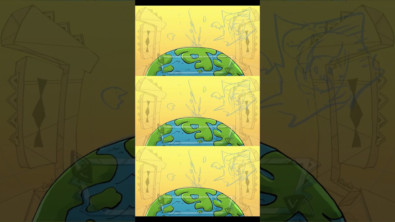 がんばって描きました