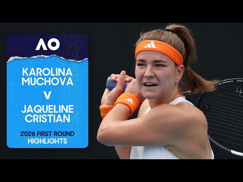 Karolina Muchova v Jaqueline Cristian Highlights | Australian Open 2026 First Round