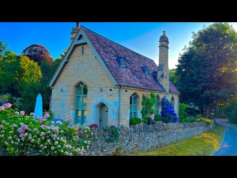 Most Requested Walk in the Charming English Village of Bagendon – ENGLAND (6 AM Summer Walk)