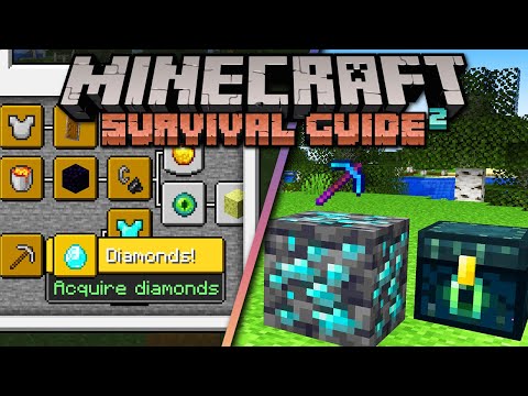 Advancements, Ender Chest & Silk Touch! ▫ Minecraft Survival Guide (1.18 Tutorial Let's Play)[S2.19]