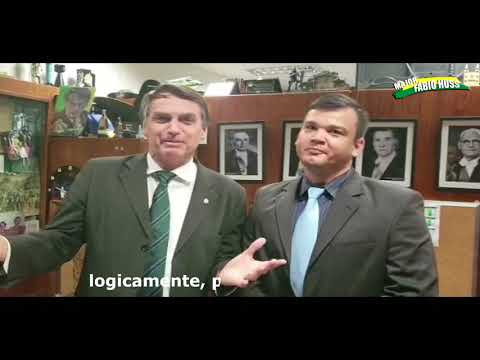 Maj Fábio Huss e Capitão Jair Bolsonaro - Brasília - 12 Jul 18