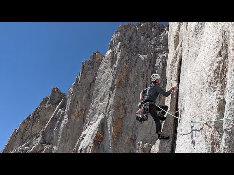 Climbing 5.12 on Mt. Whitney