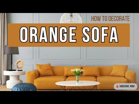 Chic & Cheerful: Orange Sofa Living Room Ideas for a Vibrant Home Makeover!