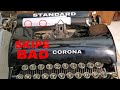 Smith Corona Manual Typewriter 1 Series 2 Series Skipping Letters Spaces Escapement Repaired