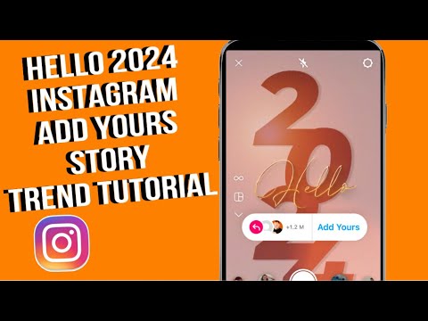 Hello 2024 add yours Story Template | Viral add yours sticker | trending add yours sticker