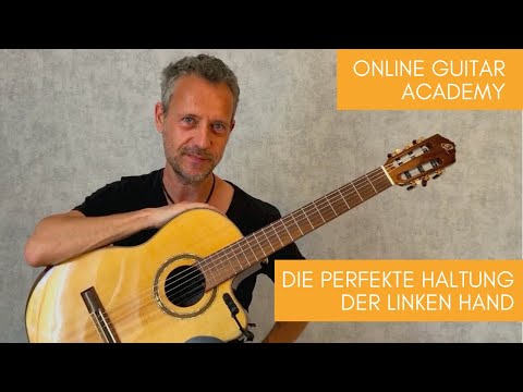 Die optimale Haltung der linken Hand