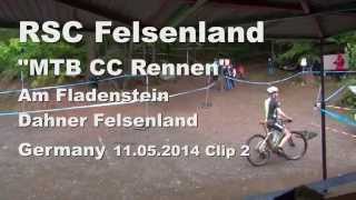 preview picture of video 'MTB CC Rennen vom RSC Felsenland Bundenthal Dahner Felsenland Germany T2'
