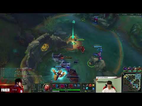 SKT T1 FAKER VLADIMIR MID VS RYZE // KOREAN GAMEPLAY PATCH 8.10