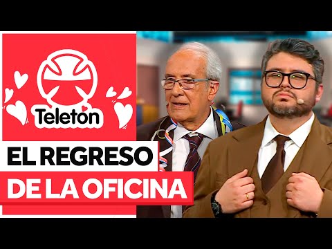 CON LUIS SLIMMING Y POLLO CASTILLO😂 El regreso de La Oficina en Teletón 2025