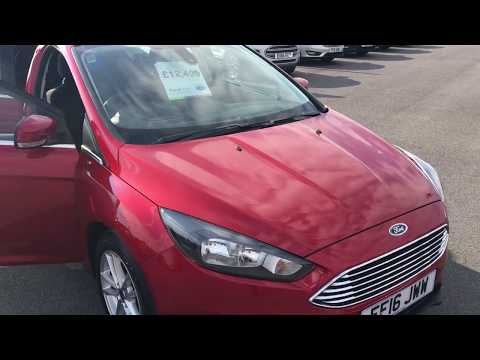 Used Ford Focus 1.0 EcoBoost Zetec 5dr Candy Red 2016