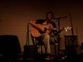 Dan Bern on his sister's bed and Superman at Earlham College