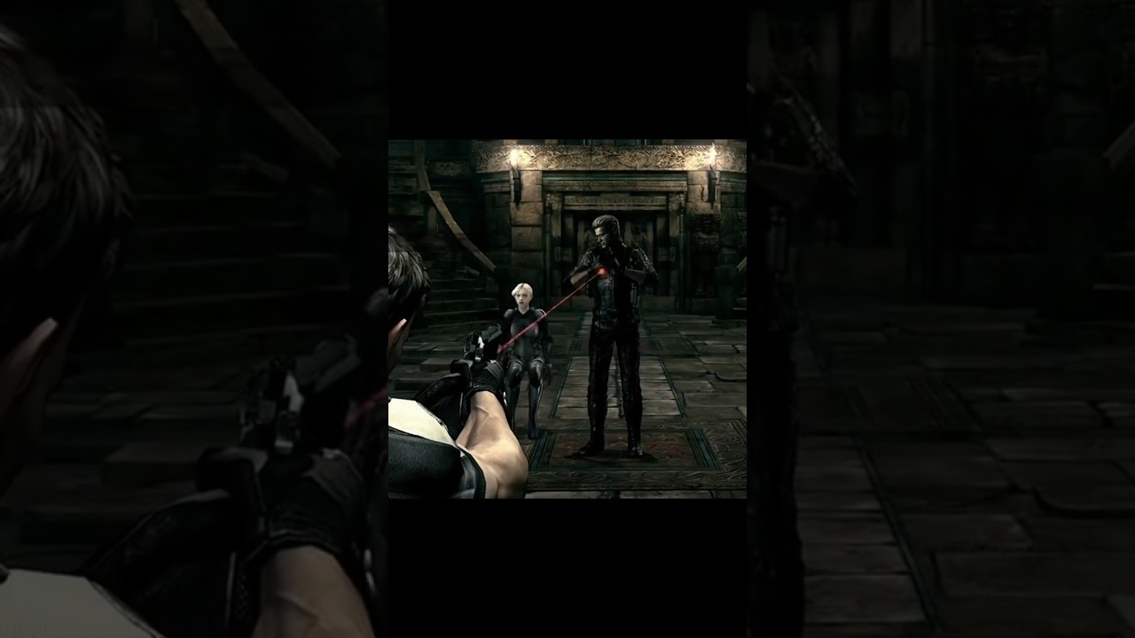 Wesker: 7 minutes 🗣️ Jill in the background:🤸‍♀️🧍‍♀️🤸‍♀️🧍‍♀️🤸‍♀️