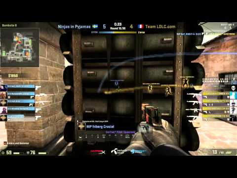 NiP vs LDLC on de_inferno @ Dreamhack Winter 2014 Grand Finals (CS:GO NiP vs LDLC) Game 2