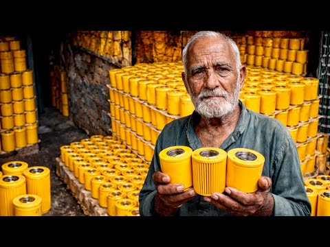 Mass Production of Oil Filter | Factory Making Process