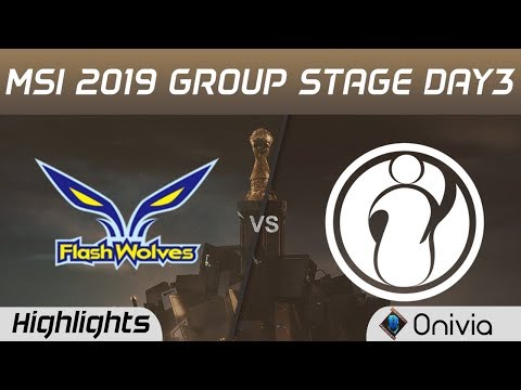 FW vs IG Highlights MSI 2019 Flash Wolves vs Invictus Gaming MSI Highlights by Onivia