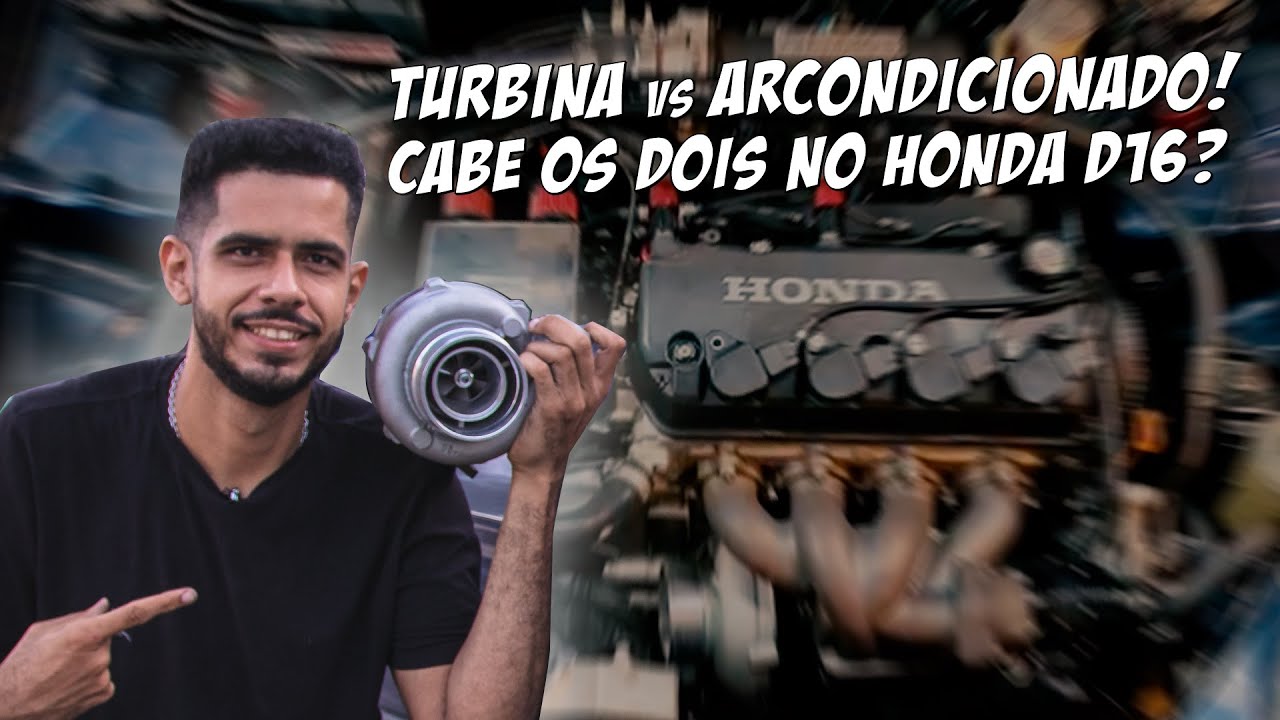 EX ASPIRADO AGORA É TURBO! 🔥 Projeto Honda Civic D16 VTEC Turbo