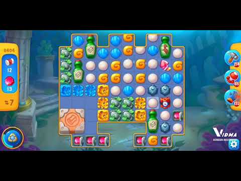 Fishdom. 8404 level no boosters and diamonds. 11 moves