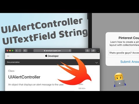Use UITextField in UIAlertController - (get the text/string from the text field)