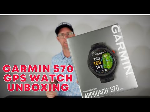 Garmin Approach S70 Golf GPS Watch Unboxing