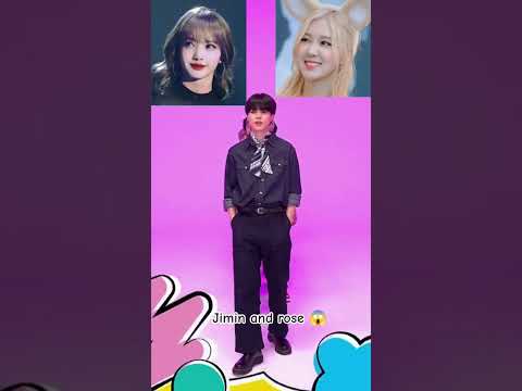 jimin and rose 😱 #jalebibabymeme #jimin #rose #shorts #bts #blackpink #btsarmy #blink #rosejimin