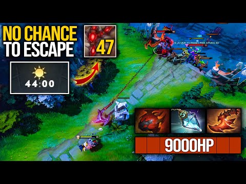 NO CHANCE TO ESCAPE!!! CRAZY 44MIN 47FLESH HEAP - PUDGE OFFLANE 9000HP | Pudge Official