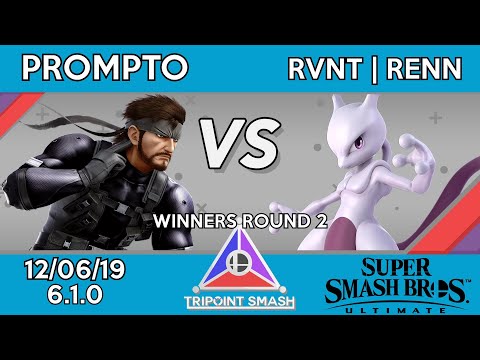 Tripoint Smash 88 - Winners Round 2 - Prompto(Snake) Vs. RVNT | Renn(Mewtwo)