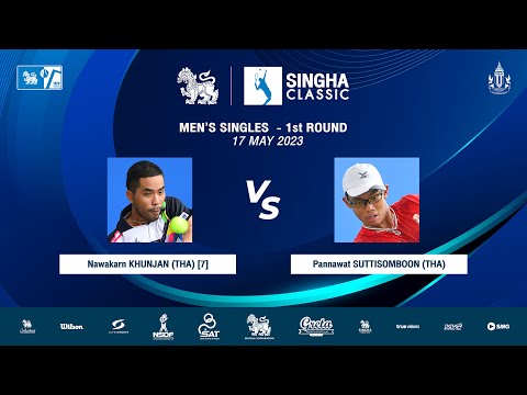 Nawakarn KHUNJAN Vs Pannawat SUTTISOMBOON | SINGHA CLASSIC 2023 (MS - 1st Round)