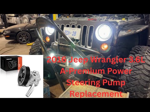 A-Premium Power Steering Pump Replacement Jeep Wrangler JK 3.6L 2016